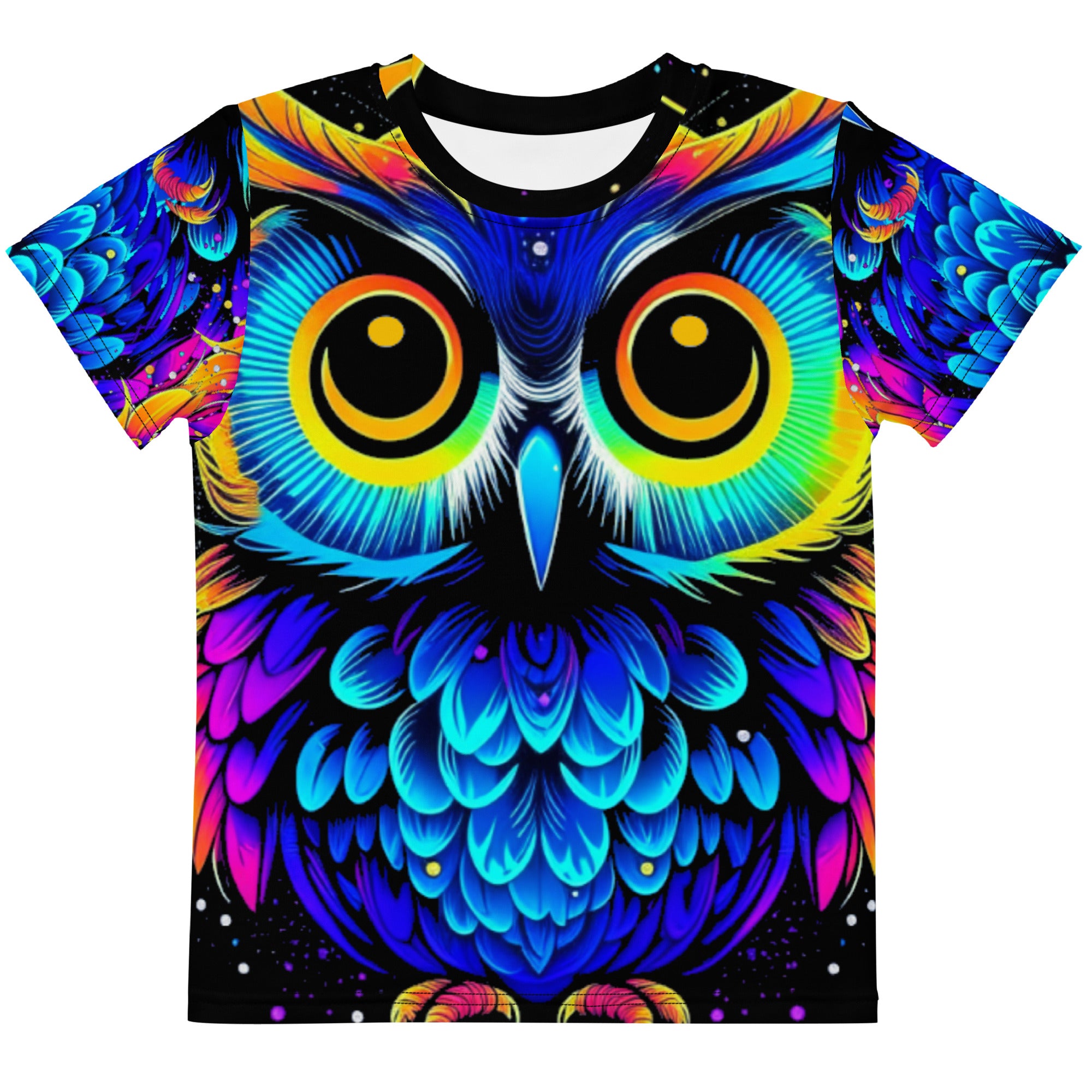 Get your toddler ready for the ultimate party in our Electric Owl Festival t-shirt! Inspired by rave culture, this shirt features a bold, vibrant electric owl design, perfect for little ones who love to stand out. Made with high-quality materials, your toddler will be comfortable and stylish all day long.