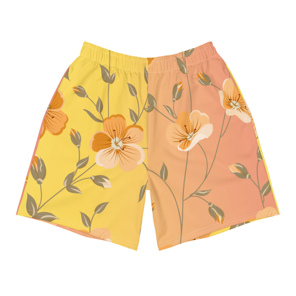Raver flower shorts mens