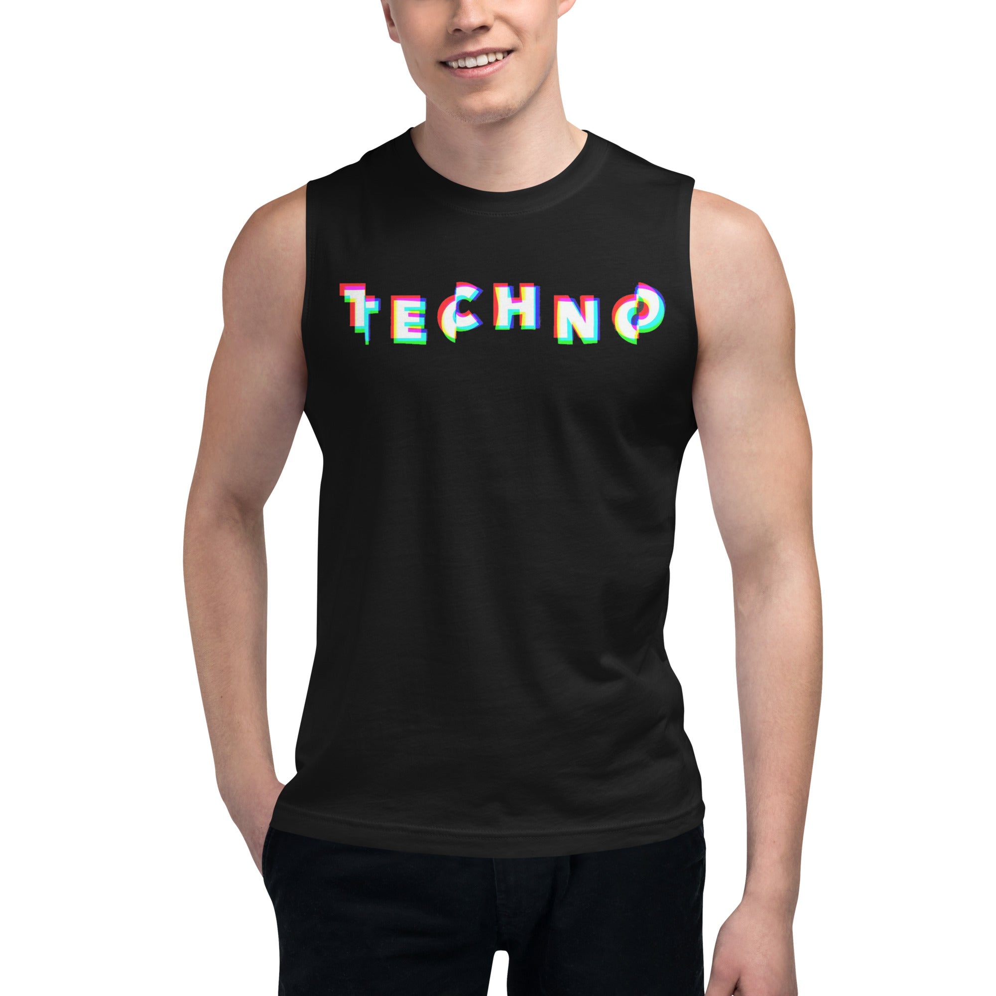 Techno Muscle Tank Mens